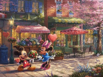 子供向け Painting - ミッキー＆ミニー スイートハートカフェ TK Disney